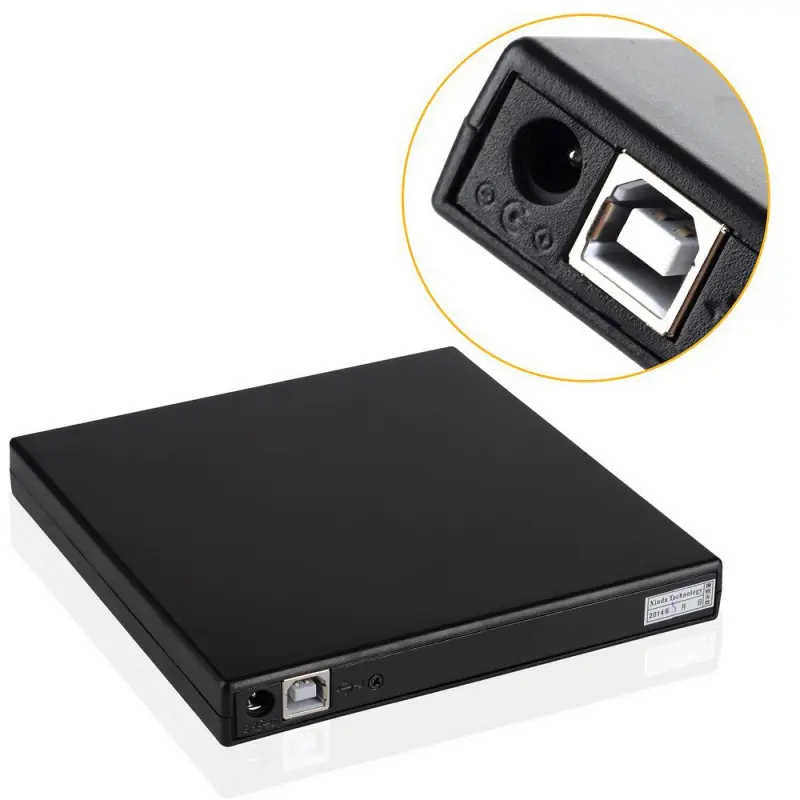 Graveur DVD externe RW USB 2.0 Noir