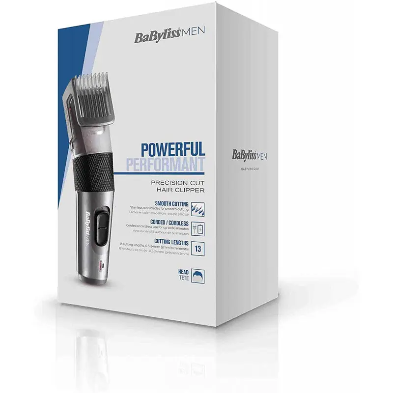 Tondeuse Cheveux Babyliss Precision Cut E786E / Noir