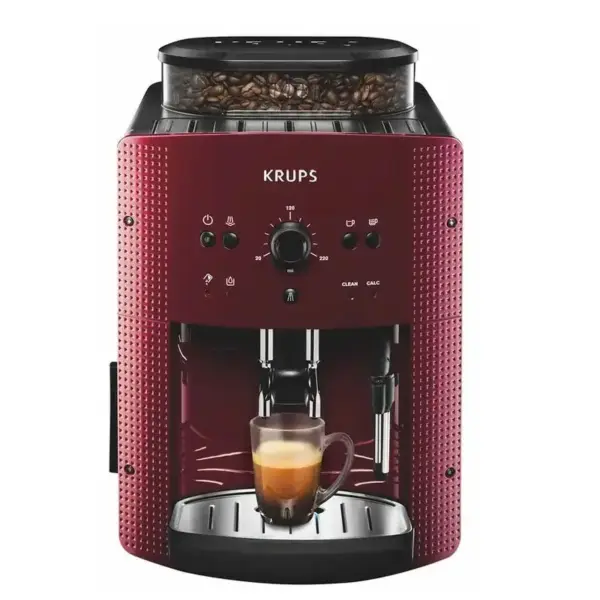 MACHINE À CAFÉ AUTOMATIQUE KRUPS 1450W / Rouge / EA810770
