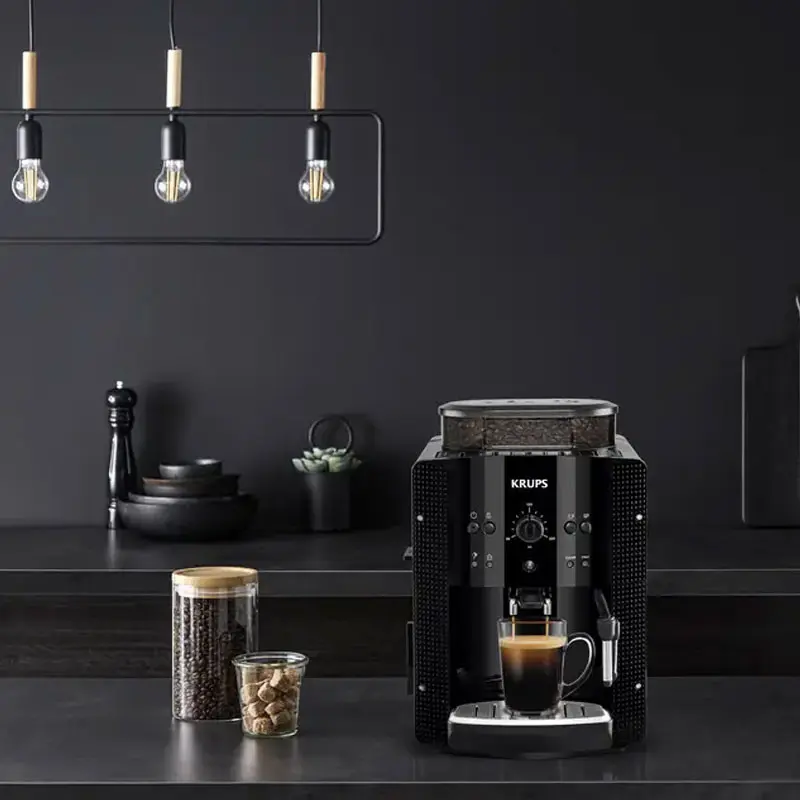 MACHINE À CAFÉ AUTOMATIQUE KRUPS 1450W / Rouge / EA810770