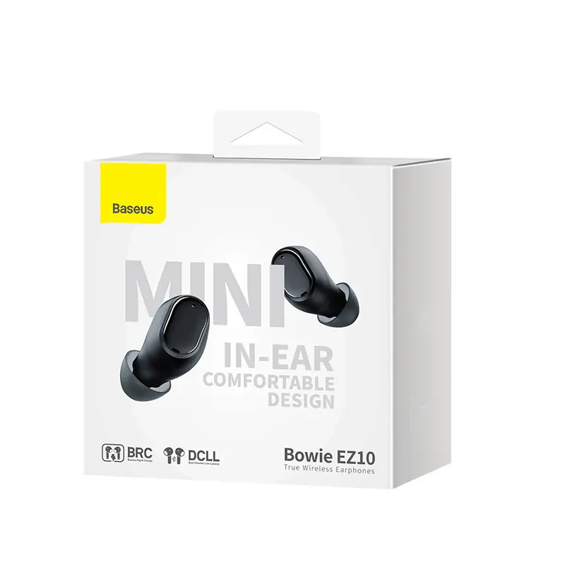 Écouteurs Bluetooth Baseus TWS Bowie EZ10 noir