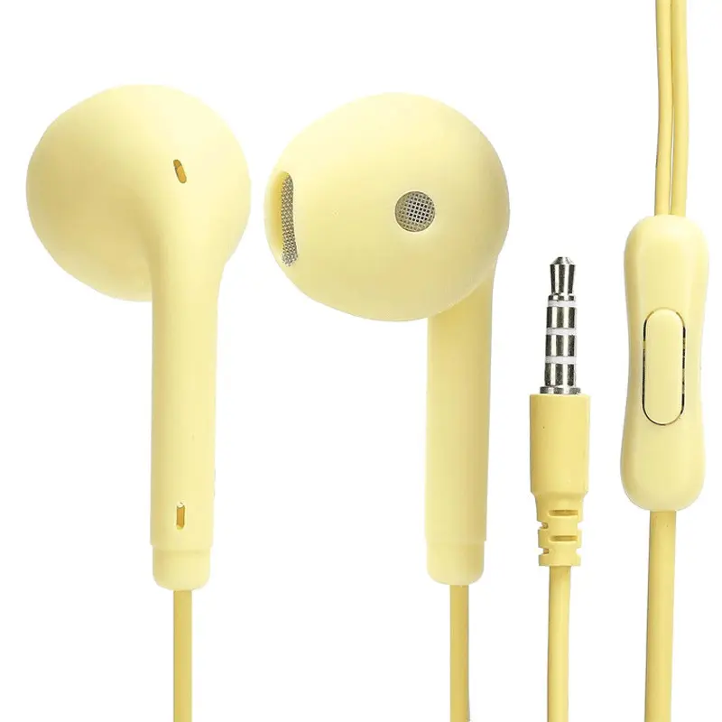 Écouteurs filaire avec Micro Y-U19 / Jaune