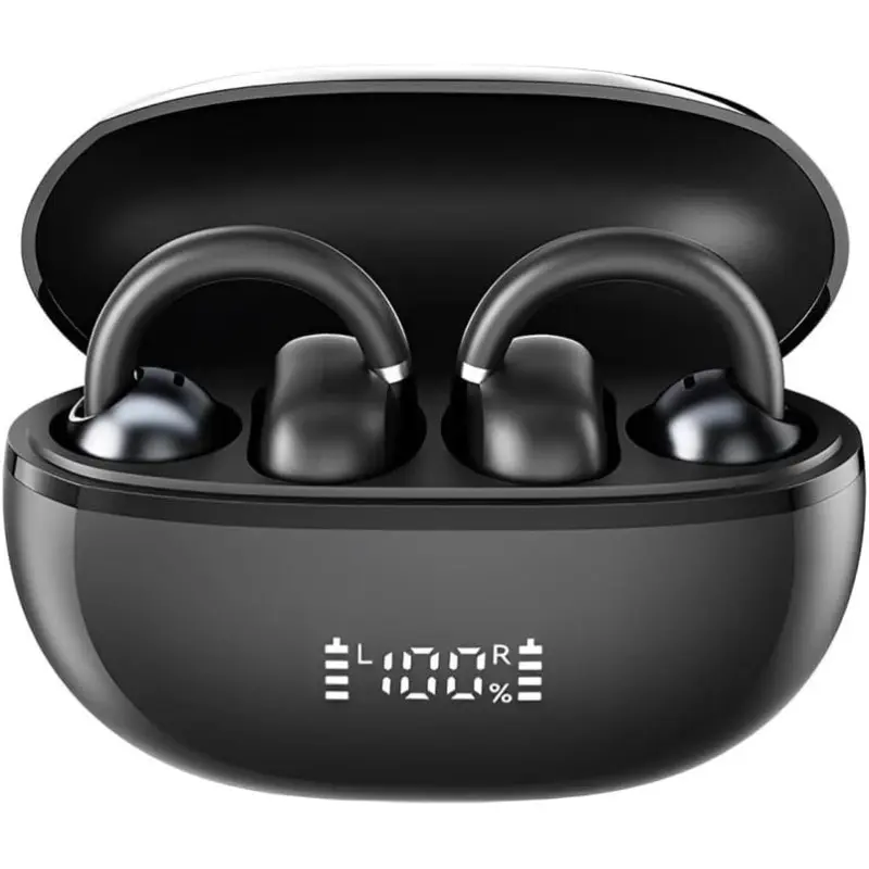 Écouteurs Sans Fil Haylou – Airfree AVEC AFFICHEUR / BLACK