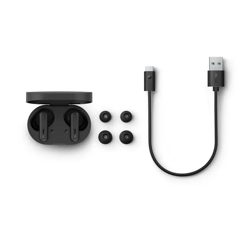 Écouteurs Sans Fil Philips TAT1108BK/97 / Noir
