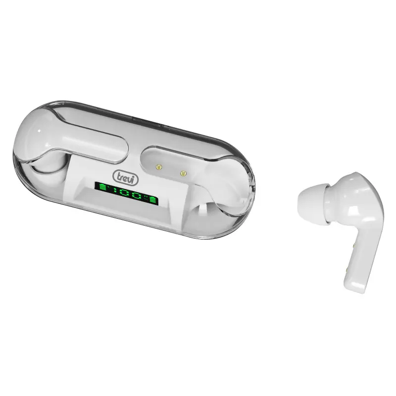 ÉCOUTEURS SANS FIL TREVI MINI CUFFIE HMP 12E08 AIR / BLANC