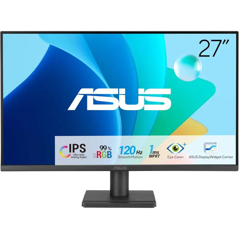 ECRAN ASUS VA279HG 27&Prime; FHD 120Hz IPS 1ms MPRT HDMI / VGA / NOIR