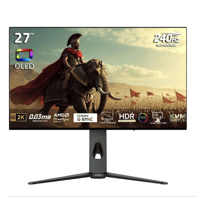 ECRAN GAMING REDRAGON HANNIBAL 27&Prime; OLED 240Hz HDMI/DP/USB/Type C + HP