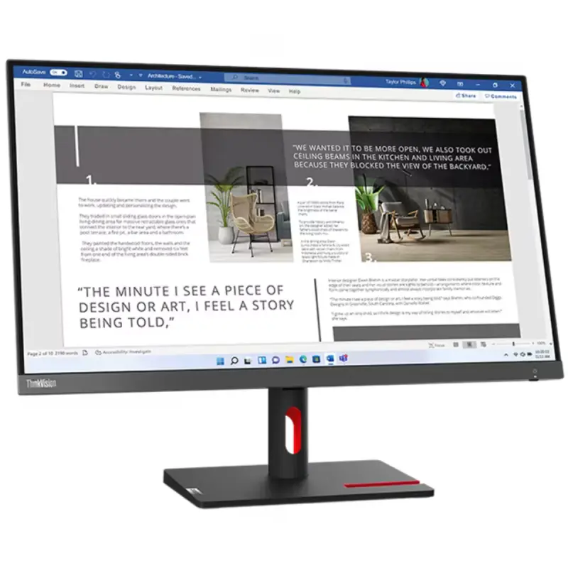 Écran Lenovo Think Vision S27i-30 27&Prime; Full HD IPS / 100 Hz