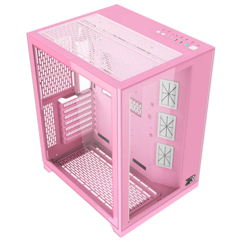 Boîtier Gamer Xigmatek Aquarius S Queen Moyen Tour Rose RGB