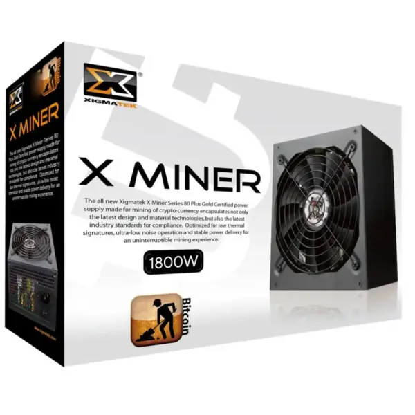 Bloc d'alimentation Xigmatek X-Miner EN9757 92 PLUS / 1800W