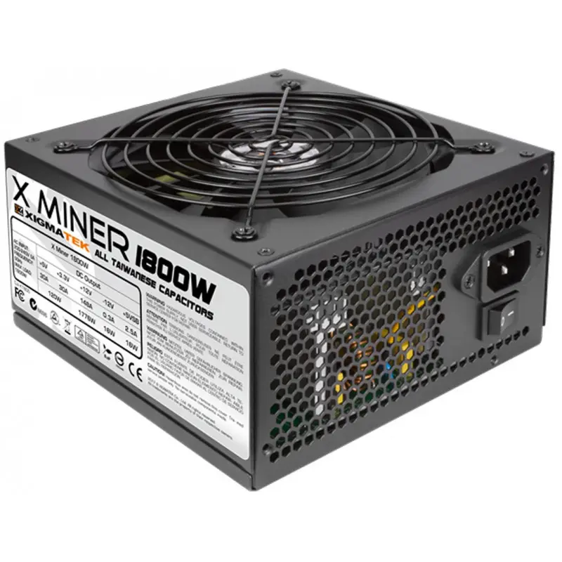 Bloc d&rsquo;alimentation Xigmatek X-Miner EN9757 92 PLUS / 1800W
