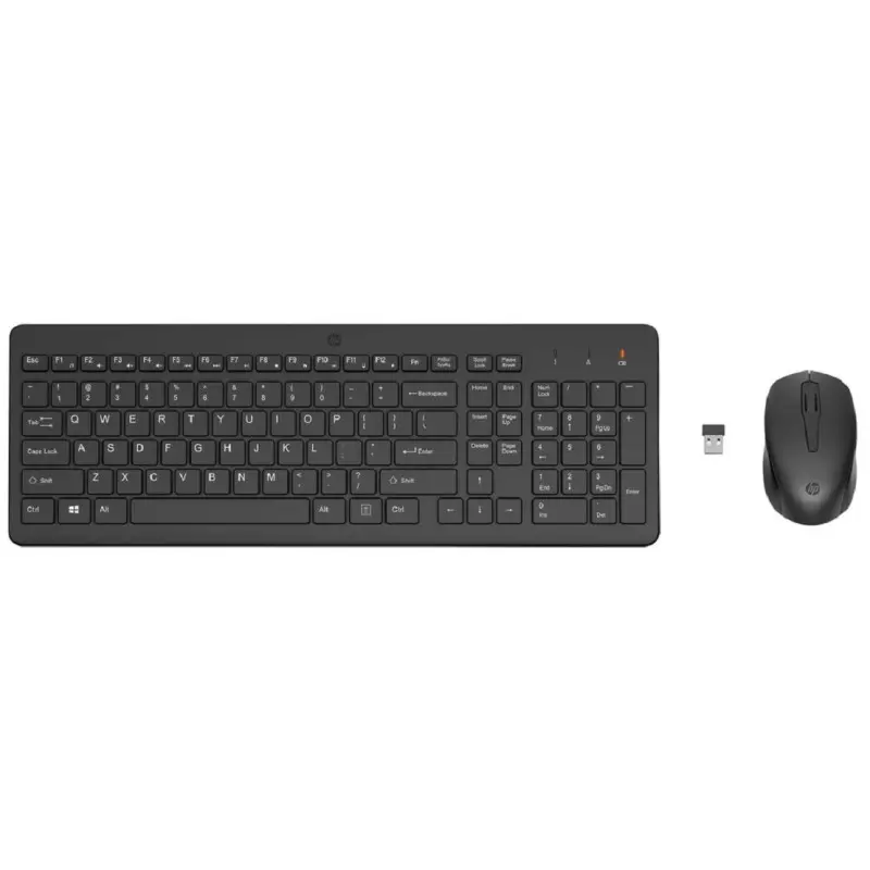 Ensemble Clavier azerty et souris sans fil HP 330 / Noir