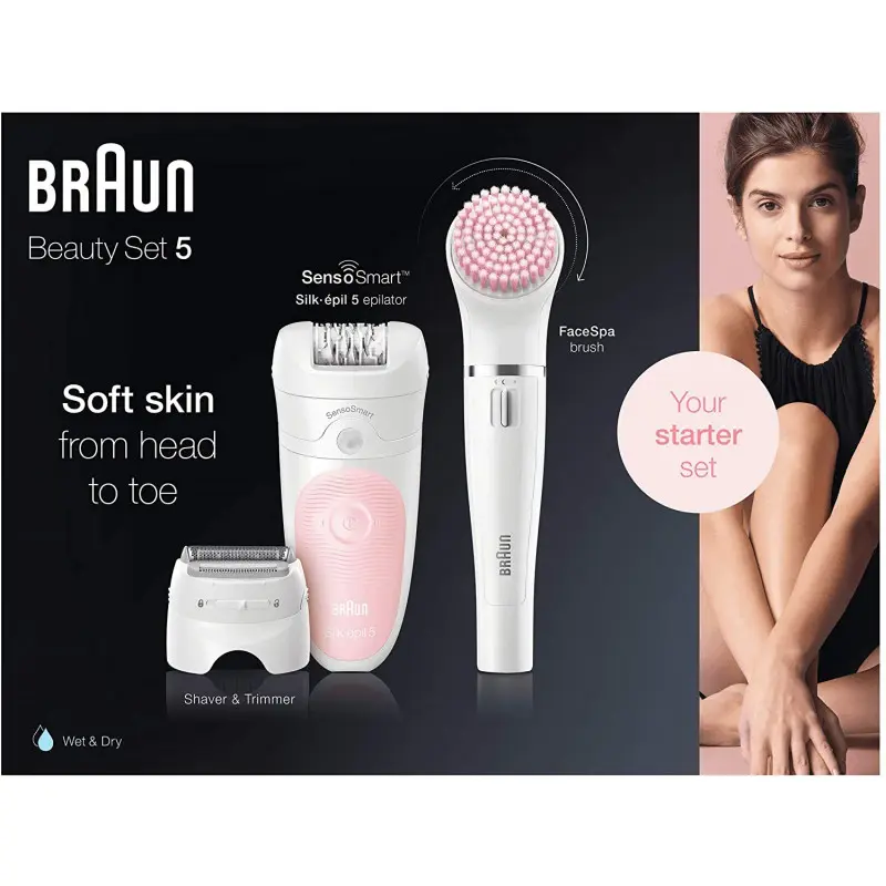Epilateur Braun Silk-épil Beauty Set 5 5-875 Wet & Dry