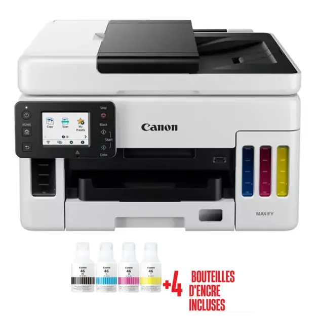 Imprimante Multifonction réservoir intégré CANON Maxify GX-6040 Couleur Wifi 3en1
