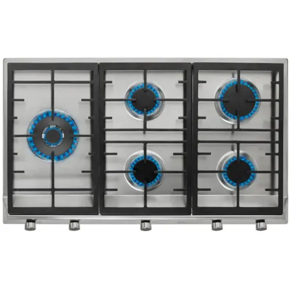 Plaque de cuisson encastrable à gaz Teka EX 90.1 5G / 5 Feux / 90 cm / INOX