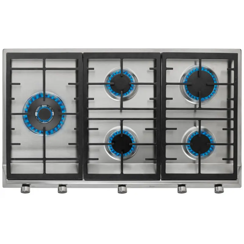Plaque de cuisson encastrable à gaz Teka EX 90.1 5G / 5 Feux / 90 cm / INOX