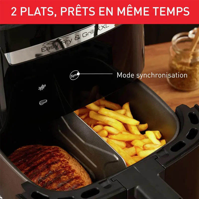 Friteuse Sans Huile MOULINEX 6.5 Litres / Noir / EZ801810