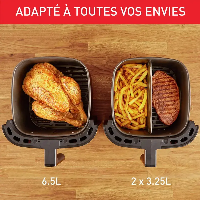 Friteuse Sans Huile MOULINEX 6.5 Litres / Noir / EZ801810