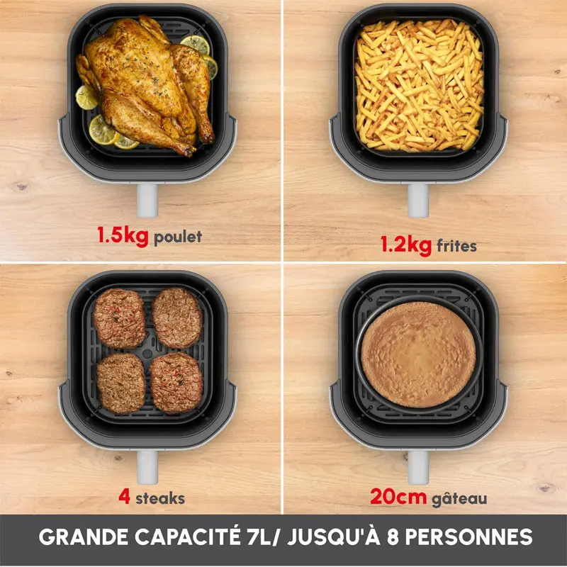 AIR FRYERL 7 Litres MOULINEX GRIS NUBE / EZ831GF0