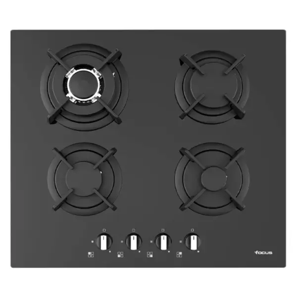 Table de cuisson Focus F.4015BS / FONTE TERMOCOUPLE / 60 cm / Noir