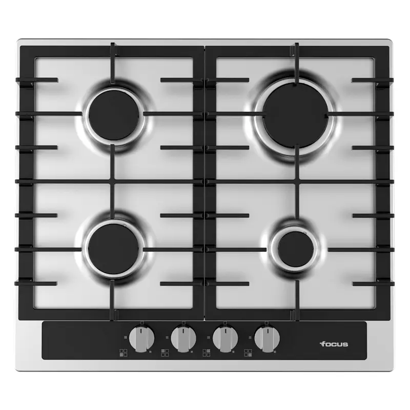 Plaque de cuisson encastrable Focus / 60cm / 4 Feux / Inox