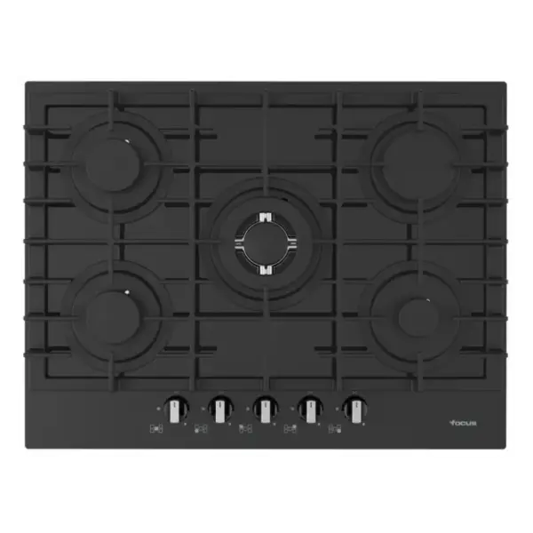 Table de cuisson Focus 5 Feux F 406B / 70 cm / Noir