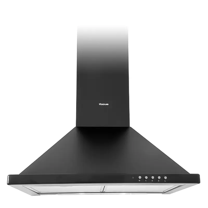 Hotte Pyramidale Focus 60cm Noir – F.605B
