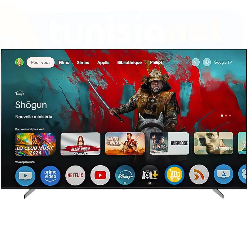 TV VEGA F1QBG 100&Prime; QLED GOOGLE TV 4K RECEPTEUR INTEGRE