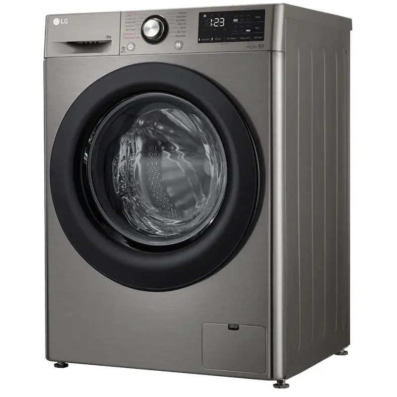 Lave linge Frontale LG F4R3TYG6P 8Kg / Direct Drive / Smart AI DD VIVACE V200 / Silver