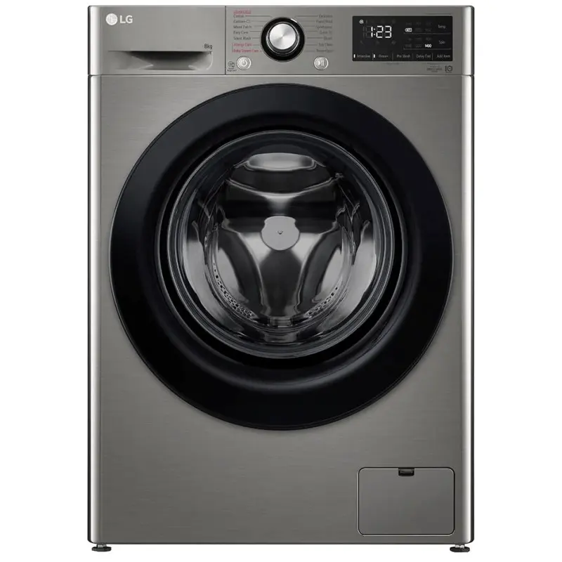 Lave linge Frontale LG F4R3TYG6P 8Kg / Direct Drive / Smart AI DD VIVACE V200 / Silver