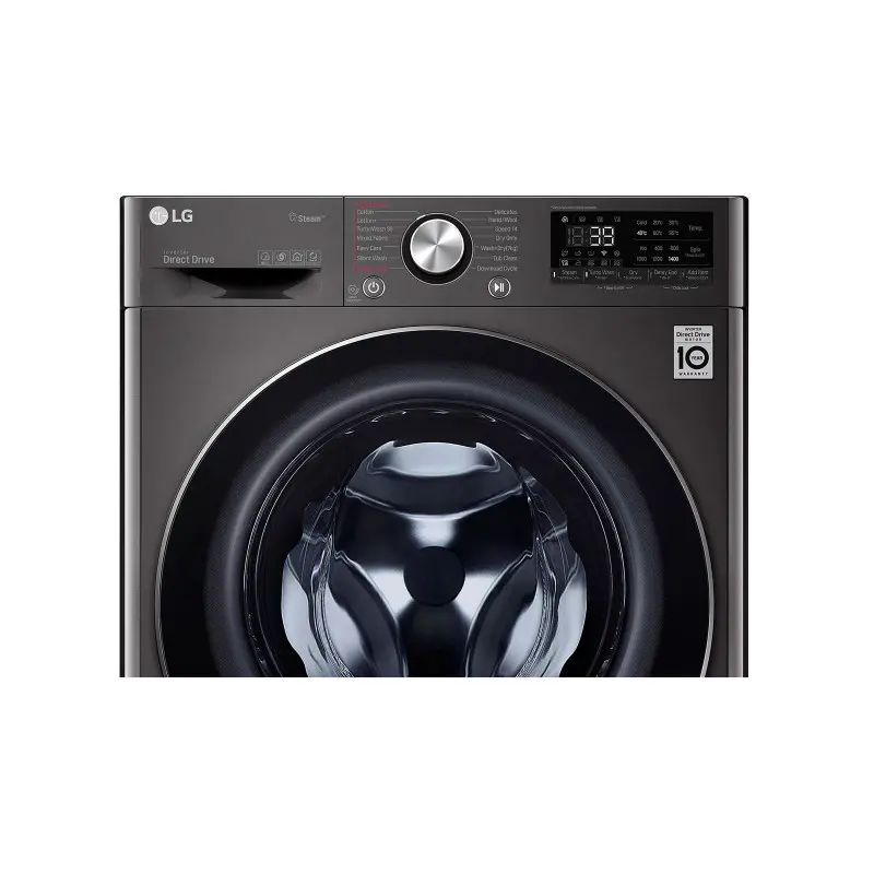 Lavante séchante Frontale LG 9 Kg / Smart DD 6M / Noir
