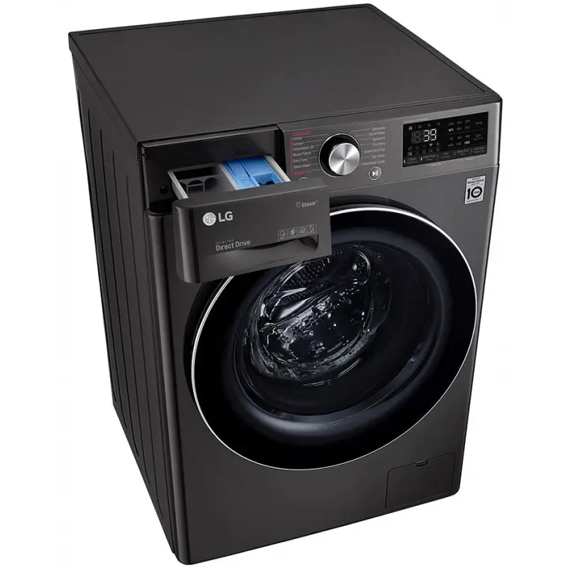 Lavante séchante Frontale LG 9 Kg / Smart DD 6M / Noir