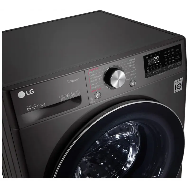 Lavante séchante Frontale LG 9 Kg / Smart DD 6M / Noir