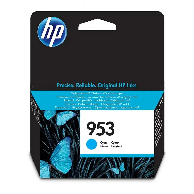 HP 953 cartouche d&rsquo;encre cyan authentique 9 ml / F6U12AE