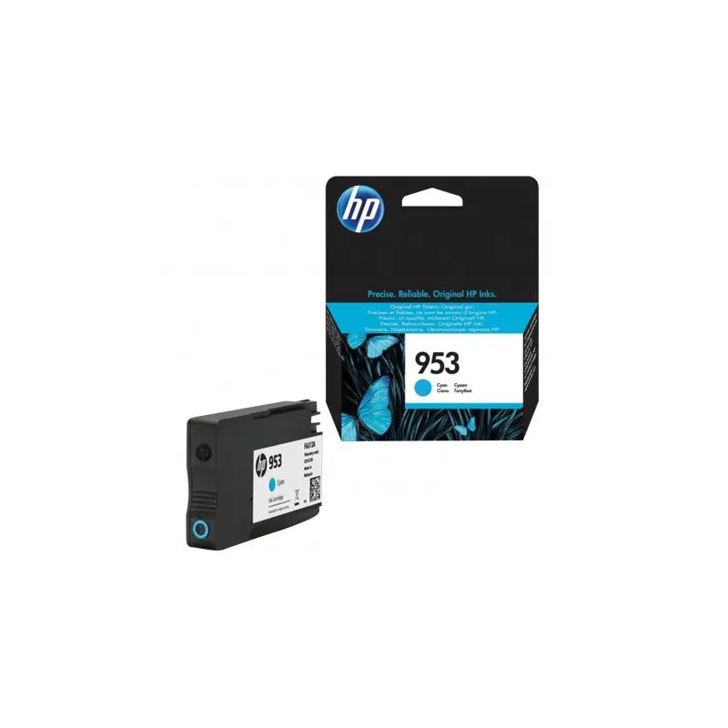 HP 953 cartouche d&rsquo;encre cyan authentique 9 ml / F6U12AE