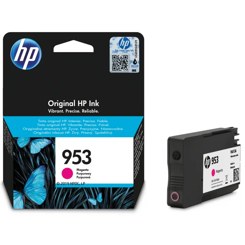 HP 953 cartouche d&rsquo;encre magenta authentique 9 ml / F6U13AE
