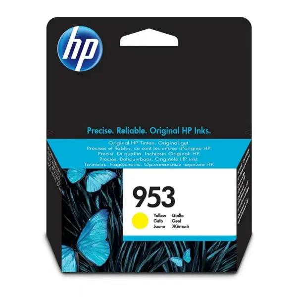 HP 953 cartouche d'encre jaune authentique 9 ml / F6U14AE