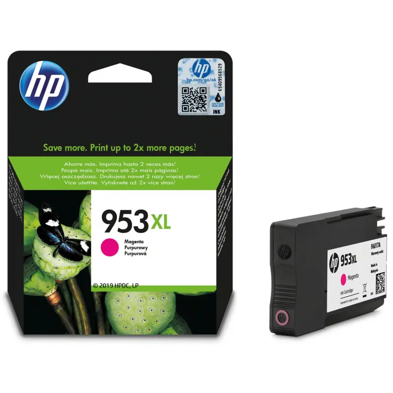 HP 953XL CARTOUCHE D’ENCRE HP F6U17AE MAGENTA GRANDE CAPACITÉ CONÇUE PAR HP