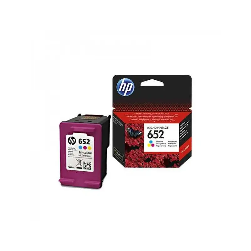 HP 652 cartouches Ink Advantage Trois couleurs F6V24AE