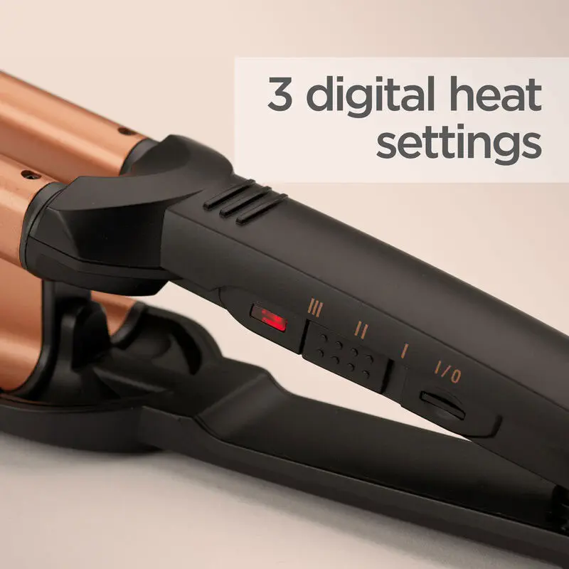 Fer à Boucler BABYLISS DEEP Waves Noir et Gold / W2447E