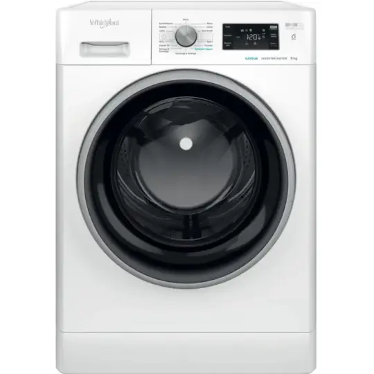 Lave Linge Whirlpool Hublot / 8 kg / Blanc