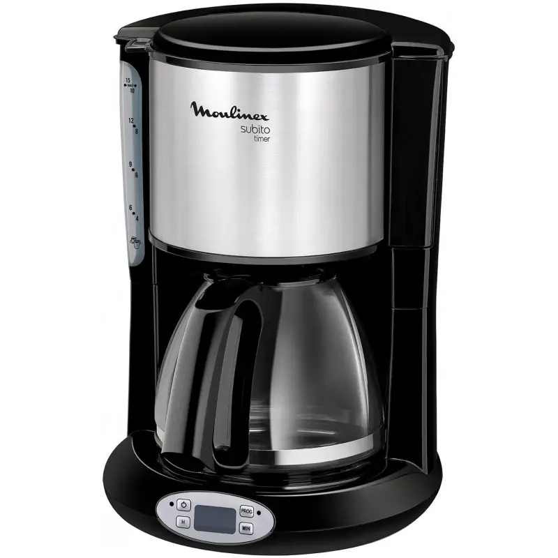 Cafetiére programmable Moulinex Subito 1000W Noir/Inox