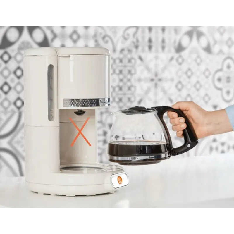 Cafetière filtre Moulinex SOLEIL IVOIRE FG381A10