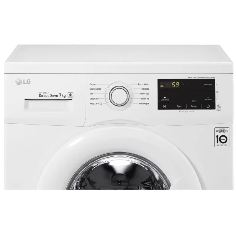 Lave linge Frontale LG 7Kg / Direct Drive / Blanc