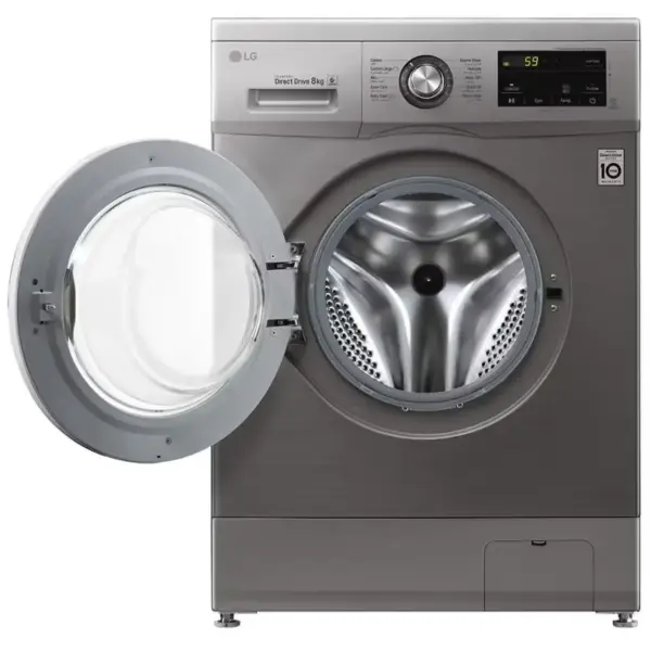 Lave linge Frontale LG FH2J3TNG5P 8Kg / DIRECT DRIVE / SILVER