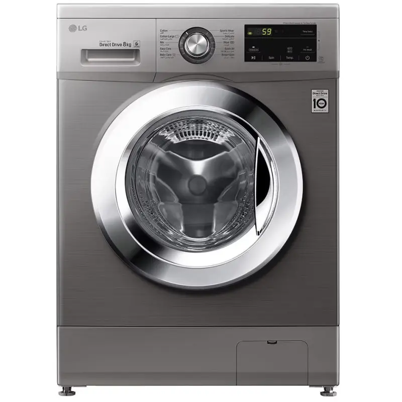 Lave linge Frontale LG FH2J3TNG5P 8Kg / DIRECT DRIVE / SILVER