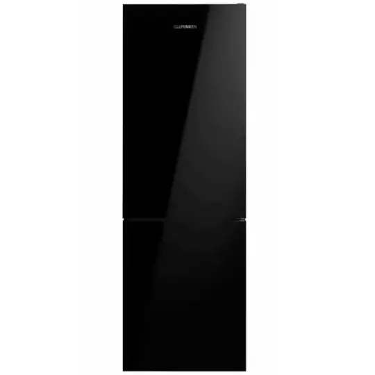 Réfrigérateur TELEFUNKEN No Frost Combiné 323 LITRES / Noir Miroir
