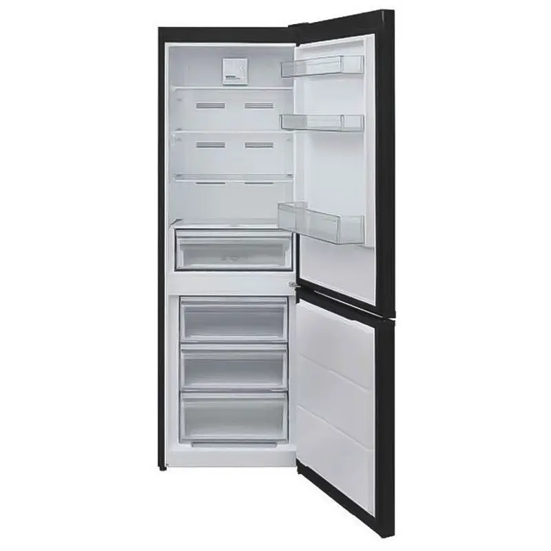 Réfrigérateur TELEFUNKEN No Frost Combiné 323 LITRES / Noir Miroir