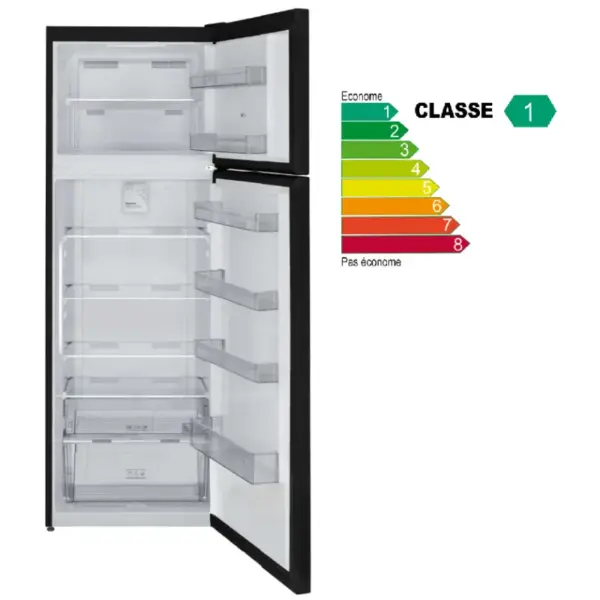 Réfrigérateur TELEFUNKEN No Frost Double Portes 451 Litres/ Dark inox avec Afficheur