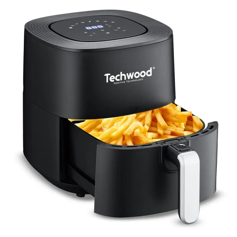 Friteuse sans huile Techwood TFR-556SHD / 5.5L / 1700W